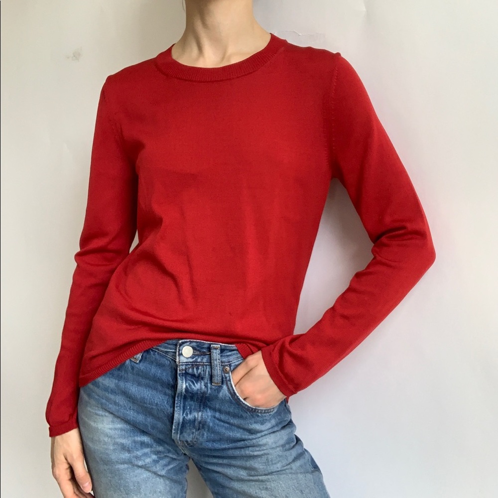 Comme des Garcons red jumper
